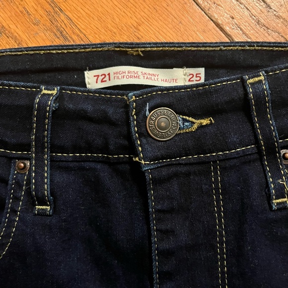 Levi’s 721 high rise skinny, dark indigo - Picture 5 of 6